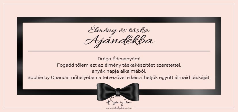Anyák napi táskakészítés